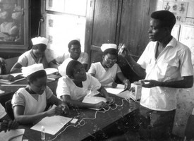 L'enseignement dans une école d'infirmières