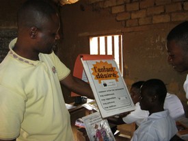 La boîte à images en service à l'école