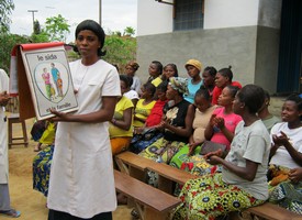 La « boîte à images » utilisée lors d’une consultation prénatale